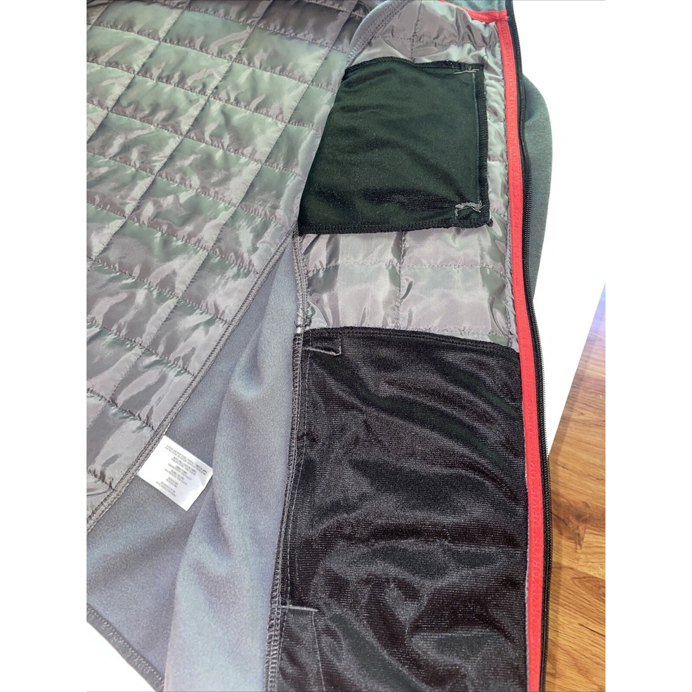 Orvis Quilted Jacket L Large Gray Classic Collection Full Zip Great Condition - Picture 6 of 15